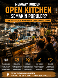 Tren konsep Konsep open kitchen